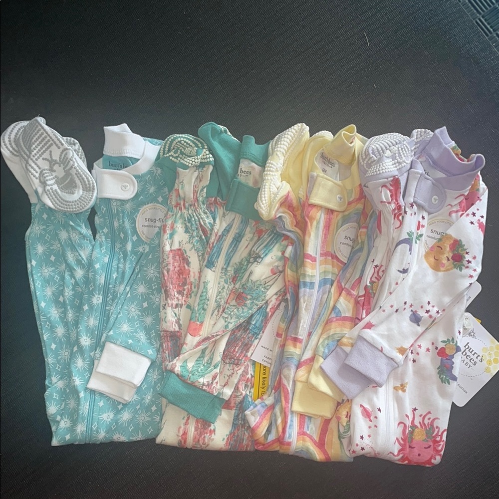 Burt's Bees Baby Kids Pajamas - Multicolor Set